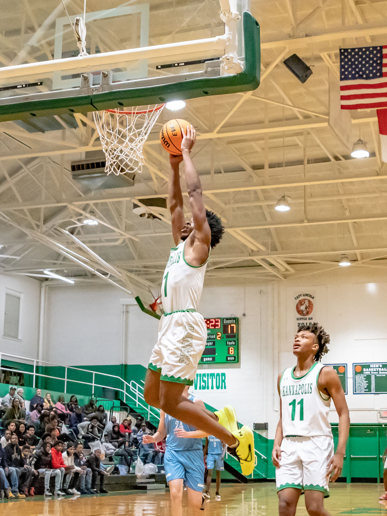 their home basketball game against West Rowan